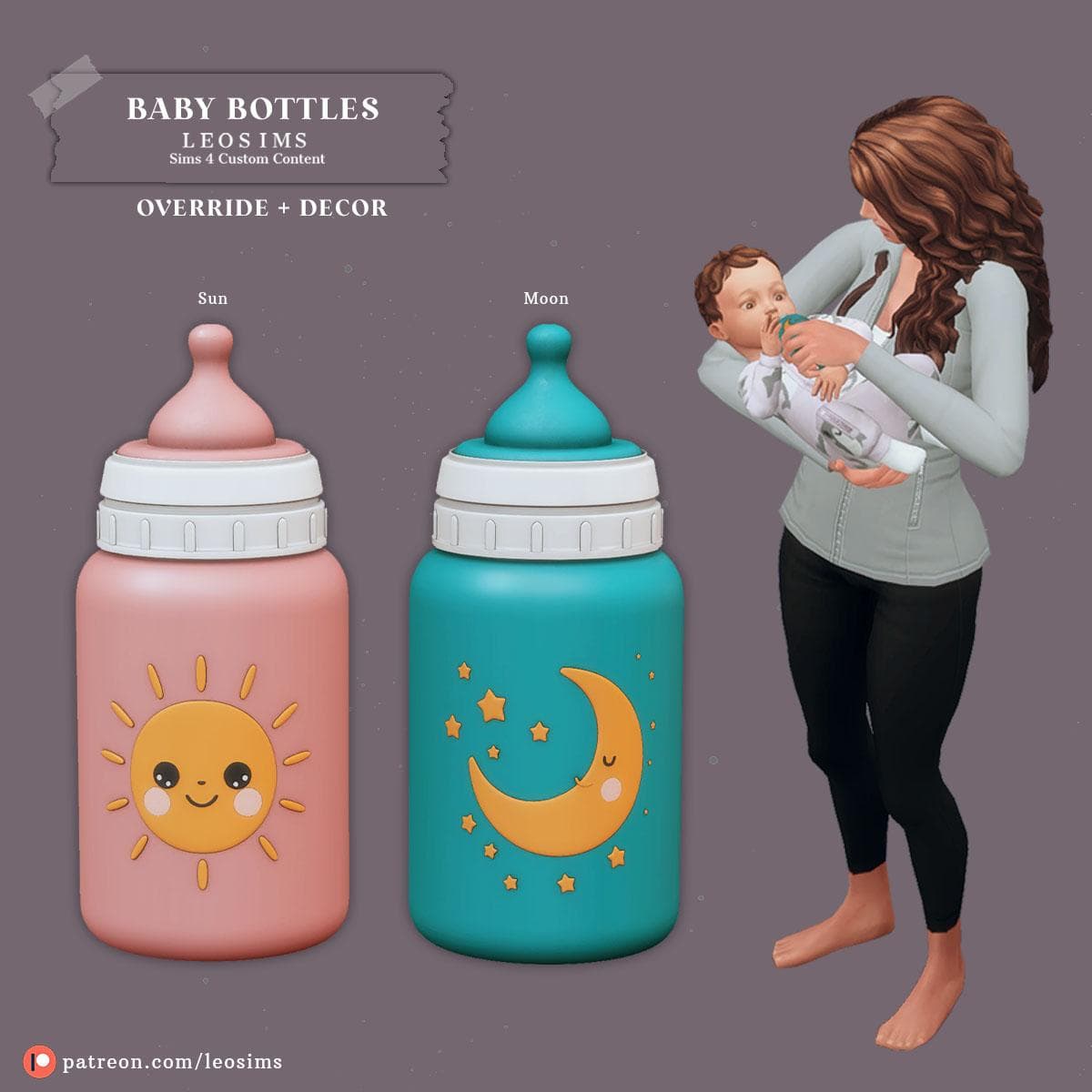 Замена и декор детских бутылочек Baby Bottles